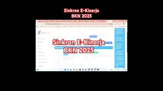 Cara Sinkron Pengelolaan Kinerja Guru ke E-Kinerja BKN 2025 #pengelolaankinerja #ekinerjabkn