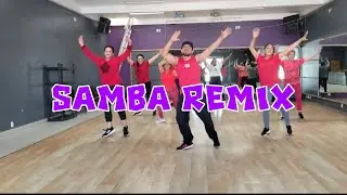 SAMBA REMIX - ZUMBA FITNESS - DANCE - Mr. BYRON - DJ ZATTA - BRASIL - LEVEL UP