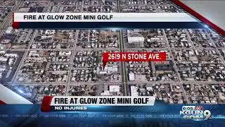 TFD responds to fire at Glow Zone Mini Golf