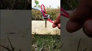 Tie Anything Securely Using a Wrench & Rope | Satisfying Tool Trick🪢ToolHack✅ #WrenchHack #RopeTrick