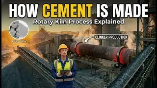 How 2,000&deg;C Liquid Rock Holds the World Together | Inside Cement Factories | Step-by-Step Process