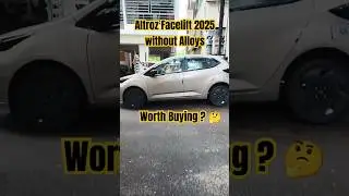 Tata Altroz Facelift 2025 &ndash; No Alloys! Worth Buying? 🤔 #shorts