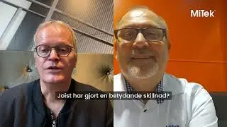 Minds of MiTek: Peter Koski m&ouml;ter Klas Hagberg, professor i teknisk akustik