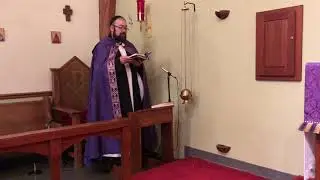 Утренняя молитва (утреня) в первый воскресенье Адвента.