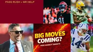 🏈 Большие планы Commanders? Трей Хендриксон + лучшие кандидаты на позицию ресивера, которые могут...