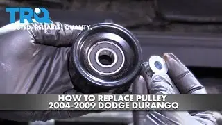 How to Replace Lower Pulley 2004-2009 Dodge Durango