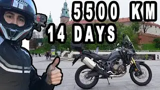 Motorcycle Trip 14 DAYS ALONE, 10 Countries 5500KM - Eastern Europe