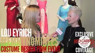 Lou Eyrich #FeudFX interview at Art of Television Costume Design Exhibit at FIDM #EMMYS
