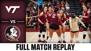 Virginia Tech vs. Florida State Full Match Replay | 2025 ACC Volleyball