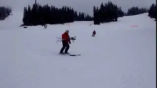 My pair olympic ski instructor Danny letaine  and my German ski instructor wolf