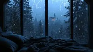 Sleeping Peacefully With Rain Sounds All Night | Heavy Rain Night Ambience For Deep Sleep 🌧️🌙