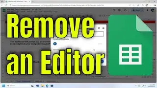 How To Remove an Editor From Google Sheets [Guide]