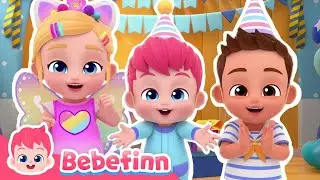 🎂 Happy Birthday for 100 Friends! Is Your Name in the Song? | Part 1ㅣBebefinn Nursery Rhymes