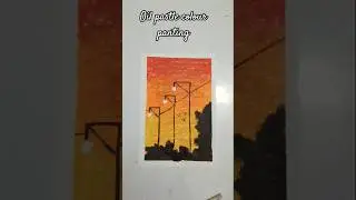 oil pastle colour panting 🖌️🎨 #subscribe #art #esayway #youtubeshorts #punjabisong