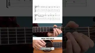 Easy Guitar TAB (Christmas Music) - Deck The Halls