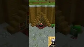 Underground house in Minecraft #crazybuild