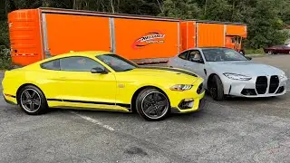 2022 BMW M4 vs 2021 MUSTANG Mach-1! *Tough Choice