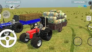Tractor game heavy trolley load Indian Android game #trending #viral #youtube #gaming #video 