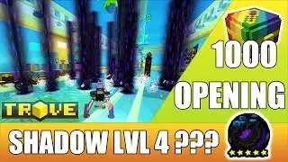 TROVE OPENING 1000 WISDOM SIGNET BOXES &ndash; HOW MANY SHADOW LEVEL 4 RINGS???