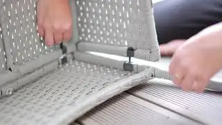 RATTAN PATIO FURNITURE SET ASSEMBLY FROM RATTANTREE!  How to assemble flat pack garden furniture/Ad