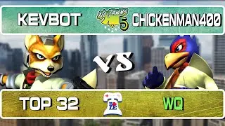 No Jawns 5: Kevbot (Fox) Vs. Chickenman400 (Falco) - Top 32 WQ