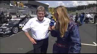 DTM 2011 R3 Austria with David Coulthard and Susie Stoddart (Wolff) German Touring Cars