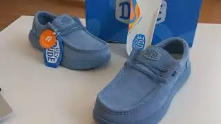 Мокасины Dude WALLY COMF SUEDE BLUE