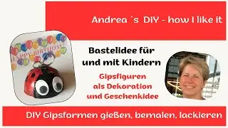 ✨ How To Make CUTE 🐞 LITTLE 🐝 PLASTER FIGURES As GIFT or DECORATION