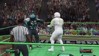 WWE 2K23 The Warden vs Iron Golem Minecraft wrestling #minecraft #wwe