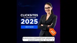 ClickSites AI Promo Code 2026 | click sites coupon code 2025 | Build High-Converting Sites & Save!
