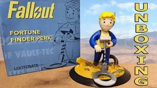Fallout 4 Fortune Finder Perk Exclusive Figure by LootCrate Screen Shots | Unboxing