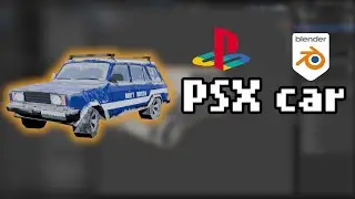 PS1 Style Graphics - Car Model, Texture and Animation Mini Workflow