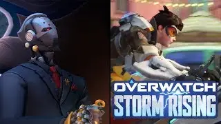 Hanzo's new intro & ashe/hammond skins gold! Overwatch Storm Rising event 2019