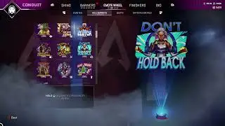 New Epic Holospray for Conduit (Don't Hold Back), S19 Battle Pass. [Apex - Highlight - Dec.23]