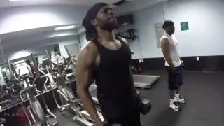 SUPER SET & DROP SET ARM WORKOUT IN TIMELAPSE & VIDEO