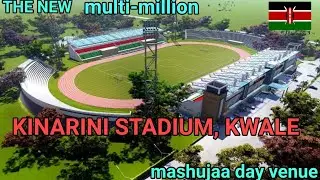 The new KWALE stadium. Mashujaa day venue.
