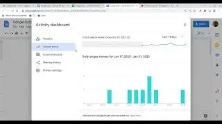 Low Key PD: Google Docs - Tools - Activity Dashboard