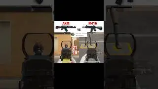 AK-47 vs M416 damage 😱 #pubg #pubgtipsandtricks