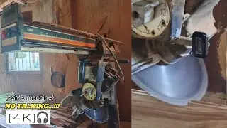 Relaxing ASMR | Cutting Wood with Handheld Cutting Machine 🔥 Satisfying Tool Sounds