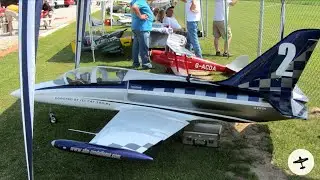 XXXL 1:4 RC L-39 ALBATROS SMOOTH SCALE FLIGHT AND SMOKE SHOW
