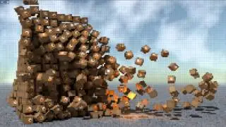 Blender particles playing back a video.