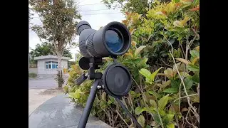 20-60x50mm Zoom spotting scope with FMC Lens, BAK4 45 Degree Angled Spotting Scope