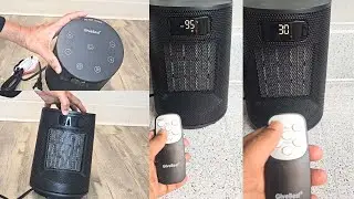 GiveBest Space Heater, электрические портативные обогреватели для помещений &mdash; с дистанционным упр...