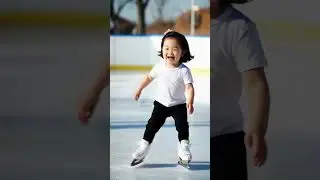 Toddlers' First Ice Skating Adventure! ⛸️ | Cute Kids on Ice