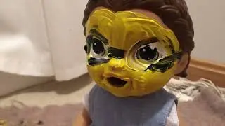 BabyAlive Mason Reacts To Shiloh&rsquo;s Minion Face Paint 🤭