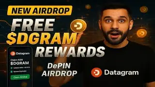 Datagram Airdrop | New Testnet Airdrop | New DEPIN Airdrop | Crypto Airdrop 2025