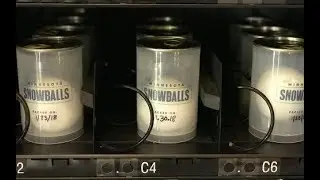 Snowball vending machine in alley of Hewing Hotel in Minneapolis' North Loop
