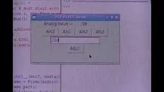 Tkinter with Raspberry Pi and PCF8591 AD-DA Sensor