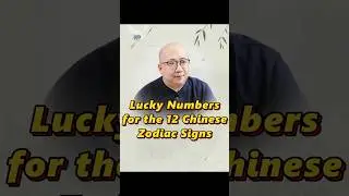 Lucky Numbers for the 12 Chinese Zodiac Signs.#zodiac #lucky #divination #work #career #numbers