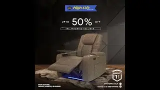 High Life Recliner Sofa | Best Recliner in Pakistan.| Power Recliner | Home Theater Recliner.